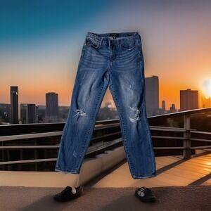 Judy Blue Jeans Womens Sz 30 Relaxed Fit Mid Rise‎ Denim Medium Wash Stretch